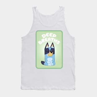 Bluey deep breaths Tank Top